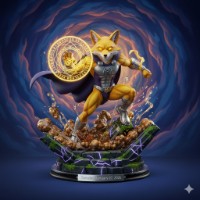 Superhelden Fuchs Figur