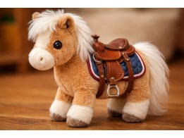 Kleiner Ponysattel für Plüschtier