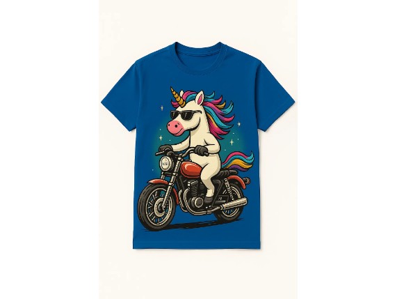Unicorn-TShirt-Blue