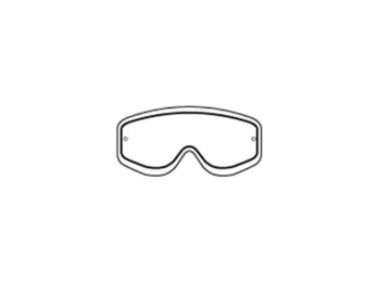 Racing Goggles Double Lens Clear