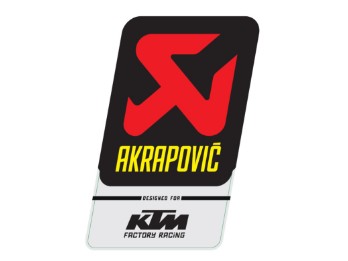 Akrapovič-Aufkleber