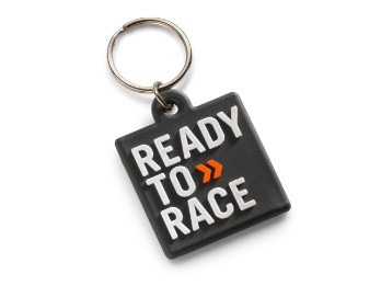 LOGO RUBBER KEYHOLDER BLACK