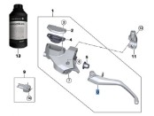 Kupplungshebel für R 1300 Modelle