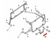 Halter Kofferträger links für R 1250 GS/A