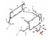 Halter Kofferträger rechts für R 1250 GS/A