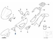 Vorderradkotflügel hinten für F 650 CS