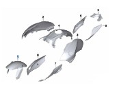 Vorderradabdeckung für F 800 R und R 1200/1250 R