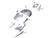 Airboxverkleidung für S 1000 RR und M/S 1000 R