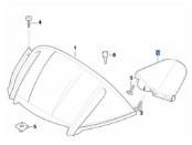 Verkleidung an Windschildverstellung für K 1200 LT