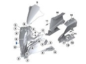 Lufteinlassblende für S/M 1000 RR