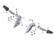 Fußraste hinten rechts