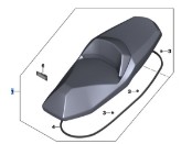 Sitzbank schwarz für C 400 GT