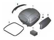 Deckelblende rechts Topcase für C 650 GT