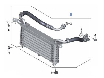 Ölkühler für 4-Zylinder Modelle