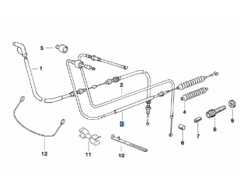 Kupplungszug für R 1100 RS
