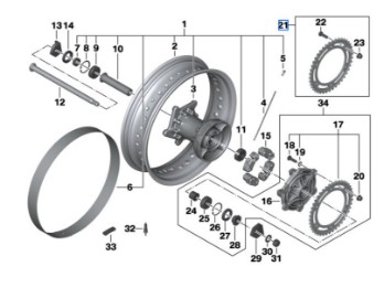 Kettenantrieb für F 800 GS