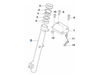 Gleitrohr rechts für F 650 GS