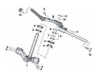 Gabelbrücke oben für R nineT