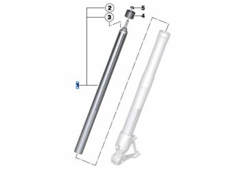 Standrohr für Vorderradgabel