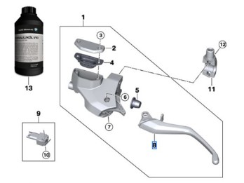 Kupplungshebel für R 1300 Modelle