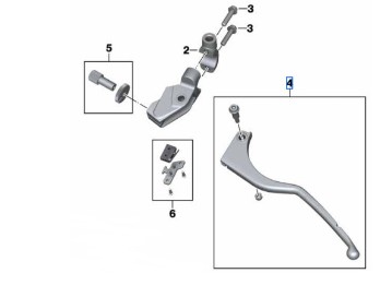 Satz Kupplungshebel verstellbar für G 310 GS/R