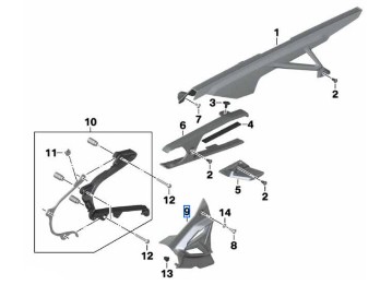 Ritzelabdeckung für S/M 1000 R/RR