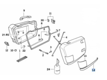 Prallschutz rechts Integralkoffer