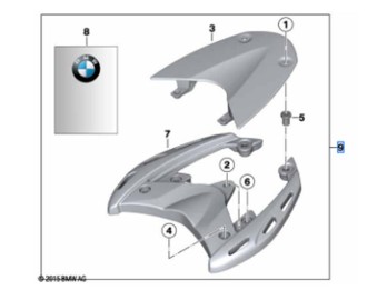 Gepäckbrücke für K 1200 R und K 1300 R/S