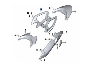 Haltegriff hinten für R 1200 R