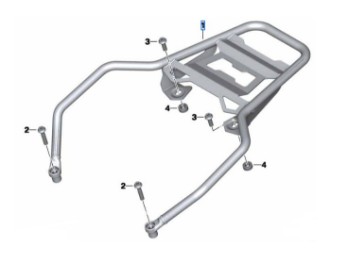 Gepäckbrücke für R 1250 GS/A