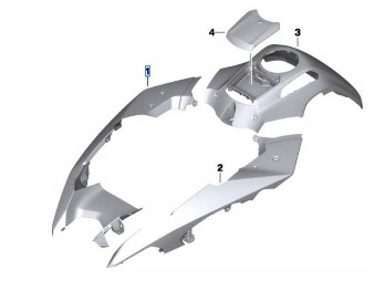 Vorderradabdeckung oben rechts für R 1200 GSA
