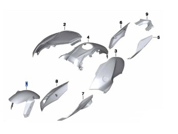 Vorderradabdeckung für F 800 R und R 1200/1250 R