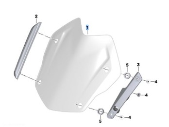 Windschild Rallye für R 1250 GS