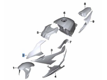 Verkleidungsoberteil links für S 1000 RR