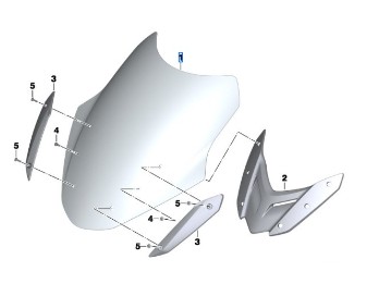 Windschild für R 1200/1250 RT