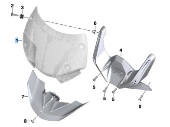 Windschild Sport für R 1250 R