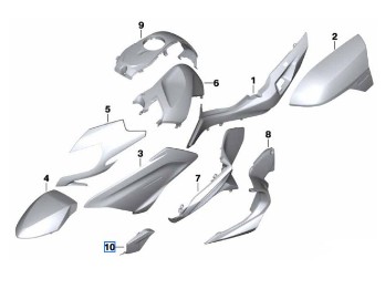Bugspoiler links für R 1250 R/RT/RS