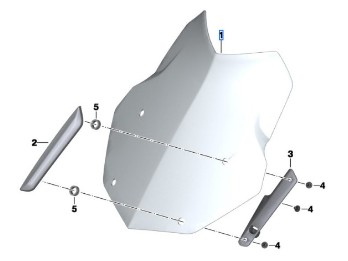 Windschild für R 1200/1250 GS/A