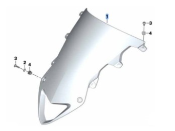 Windschild für S 1000 RR