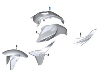 Tankabdeckung für F 900 R