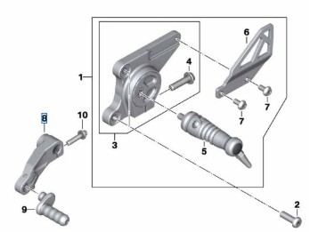 Schalthebel verstellbar club-sport für R nineT