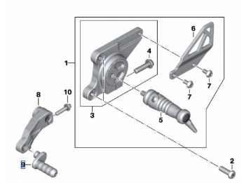 Trittstück Schaltung club-sport für R nineT