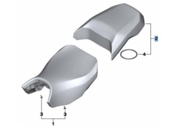 Soziussitz schwarz für R 1200 GS