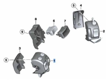 Kombischalter links für R 1200 Modelle