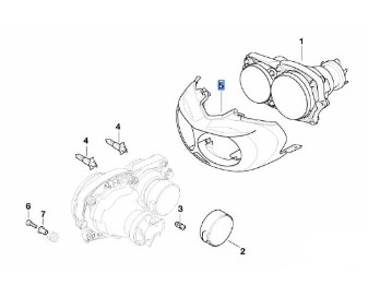 Scheinwerferblende für F 650 CS