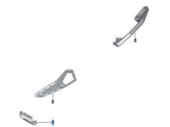 Blende/Schutzgitter Zusatzscheinwerfer für R 1300 GSA