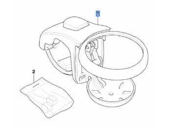 Dosenhalter für K 1200 LT