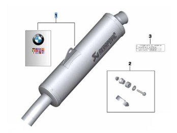 HP Sportschalldämpfer für F 800 R/GT