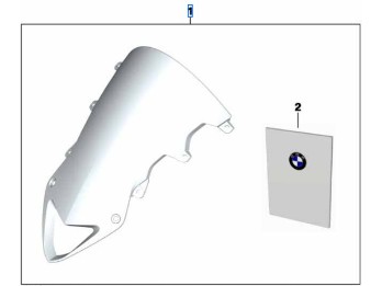 Windschild hoch für S 1000 RR