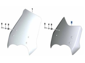 Windschild hoch getönt für G 650 GS